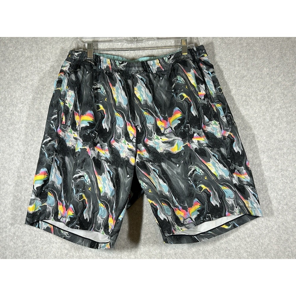 BirdDogs Gym Shorts 2XL 10" Multicolored Lined BILLY WONKAS Stretch Performance